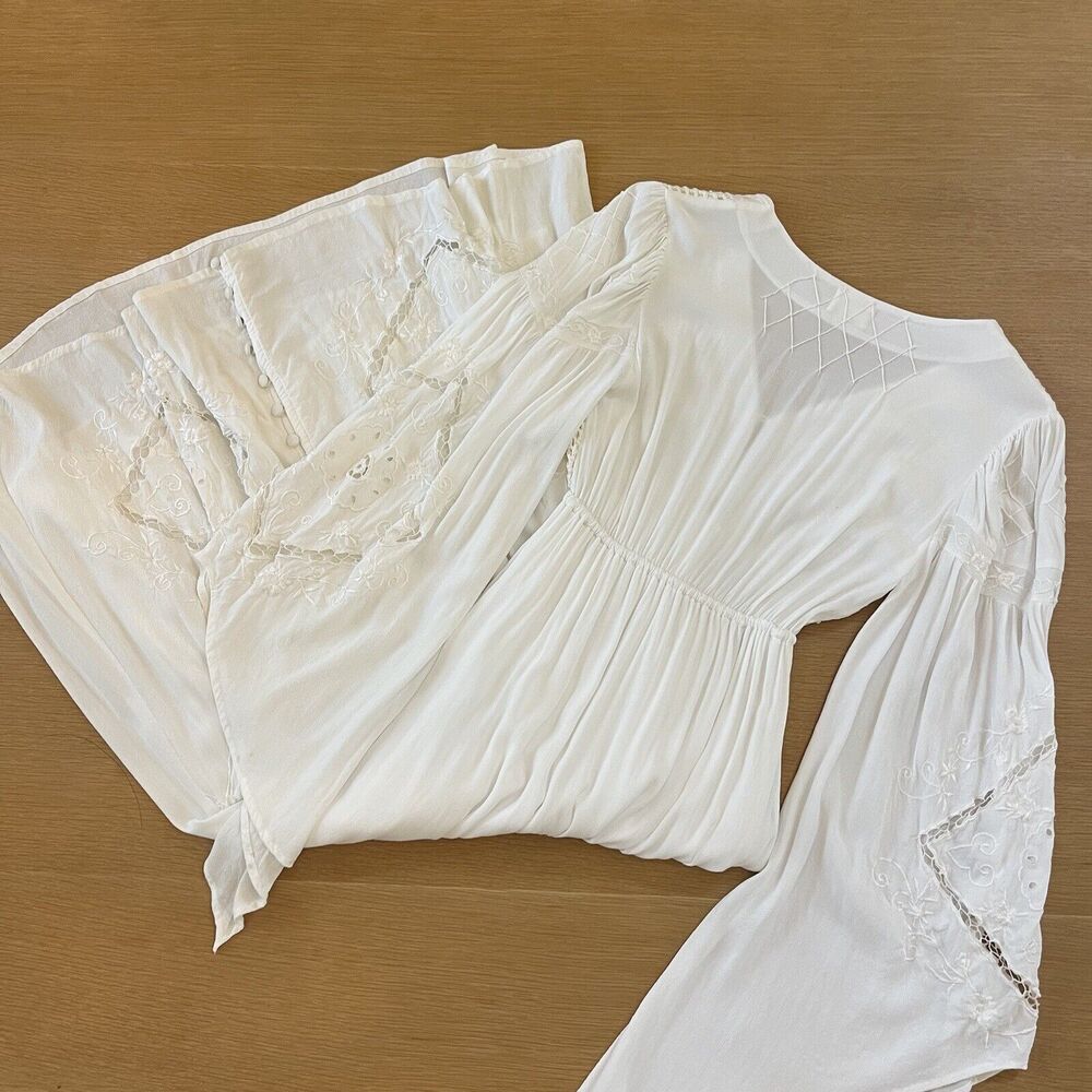 Women's Fillyboo Maternity Strawberry Fields Embroidered Maxi Dress - Picture 7 of 12